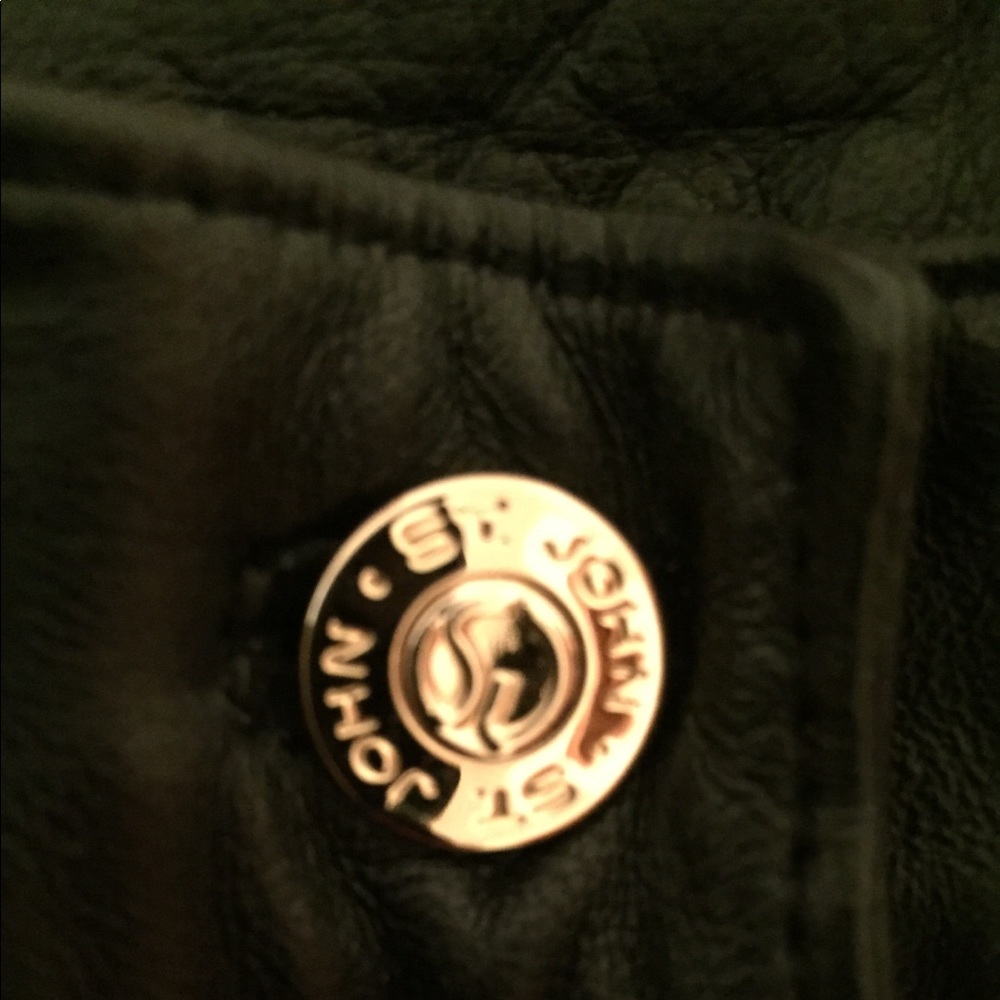 St. John Leather Pants - Picture 2 of 6